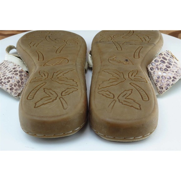 Born concept Sz 10 M Beige Flip Flop Synthetic Women‎ Sandals Z10179 - Picture 7 of 8